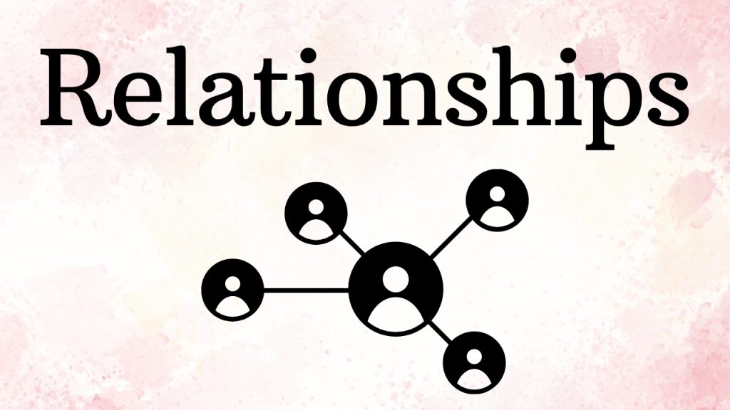 Topic – Relationships – Christopher 6-6-21